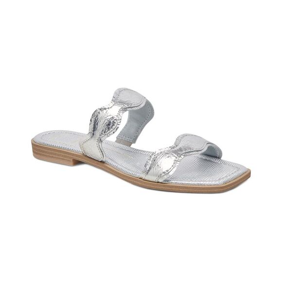 Dolce Vita Shoes - Dolce Vita Ilva Low Leather Sandal, Silver